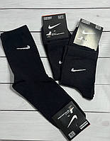 Мужские высокие носки с вышитым логотипом Nike, комплект 12 пар