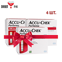 Тест-полоски Акку-Чек Перформа 100 шт. (Accu-Chek Performa)/400 штук