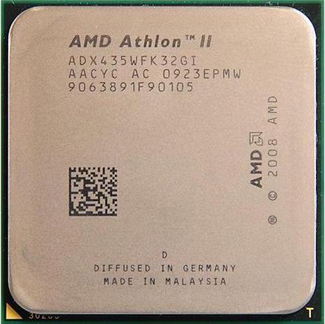 Процесор AMD Athlon II X3 435 2.90 GHz / 1.5M / 2000 MHz (ADX435WFK32GI) sAM2+/AM3, tray
