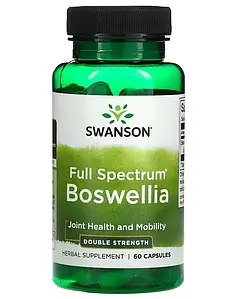 Босвеллія Swanson Boswellia Double Strength 800 мг 60 капс.