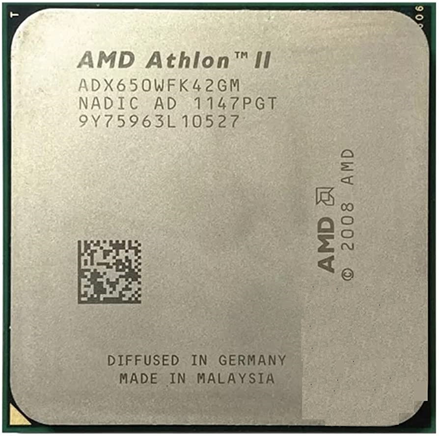 Процесор AMD Athlon II X4 650 3.20 GHz / 2 M / 2000 MHz (ADX650WFK42GM) sAM2+/AM3, tray