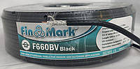 Телевизионный кабель Finmark F660BV,черный, 100м