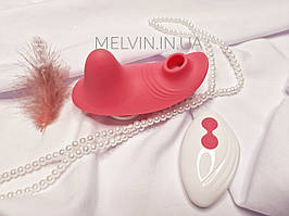 Жіночий портативний міні-вібратор для стимуляції клітора і точки G з пультом, Рожевий