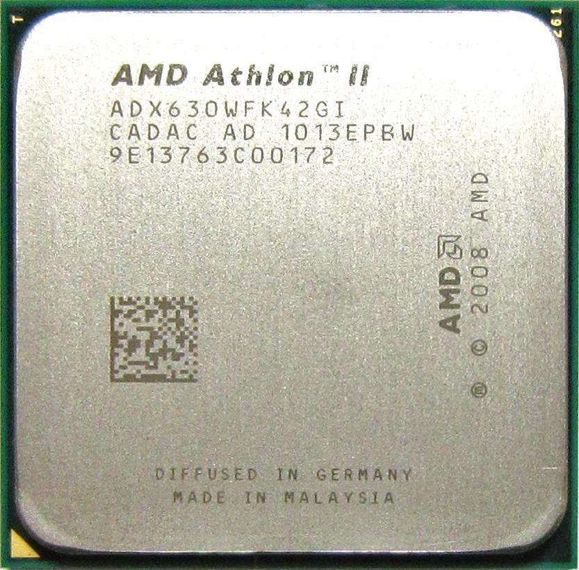 Процессор AMD Athlon II X4 630 2.80GHz/2M/2000MHz (ADX630WFK42GI) sAM2+/AM3, tray