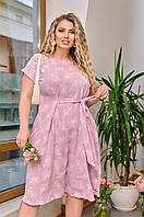 Летнее женское платье большого размера Ткань : софт Размер : 50-52,54-56,58-60,62-64,66-68