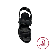 Літні чоловічі сандалі з натуральної шкіри «Style Shoes», фото 6