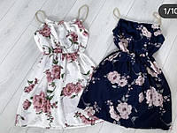 Красиве модне стильне літнє шифонове жіноче плаття сарафан різні кольори р.42