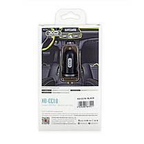 Автомобільний зарядний пристрій XO CC18 2.1A 2USB black, фото 2