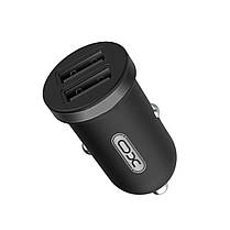 Автомобільний зарядний пристрій XO CC18 2.1A 2USB black, фото 3