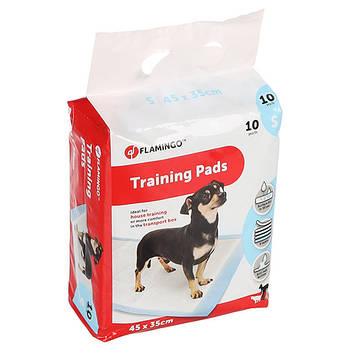 Flamingo Training Pads Puppy ФЛАМІНГО пелюшка для цуценят одноразова S | 45х35 см