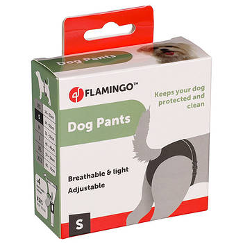 Flamingo Dog Pants Sasha Фламінго Саша труси для собак гігієнічні з комплектом прокладок S | 24х31 см