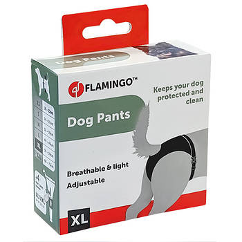 Flamingo Dog Pants Sasha Фламінго Саша труси для собак гігієнічні з комплектом прокладок XL | 50х59 см