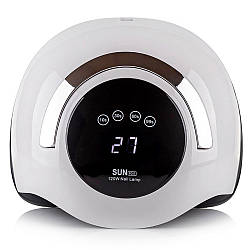 Лампа для манікюру з ручкою, 120Вт SUN BQ-5T, Біла / LED+UV Лампа для полімеризації гель лаку