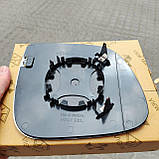 Скло дзеркала (вкладиш, дзеркальний елемент) лівий VW Amarok (Фольксваген Амарок), фото 2