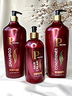 Набором дешевше! Набір для відновлення сухого, пошкодженого волосся з протеїном Rain (СУПЕРМЕГА ОБ'ЄМ!!!)