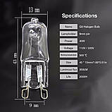 Піч UNOX XF023 Лампочка G9 40W 500°C пароконвектоматів жаростійка галогенна 230В, фото 3