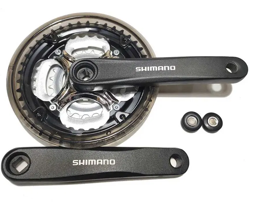 Шатуни велосипедні Shimano (42-34-24), L-170 mm, алюміній>, фото 1