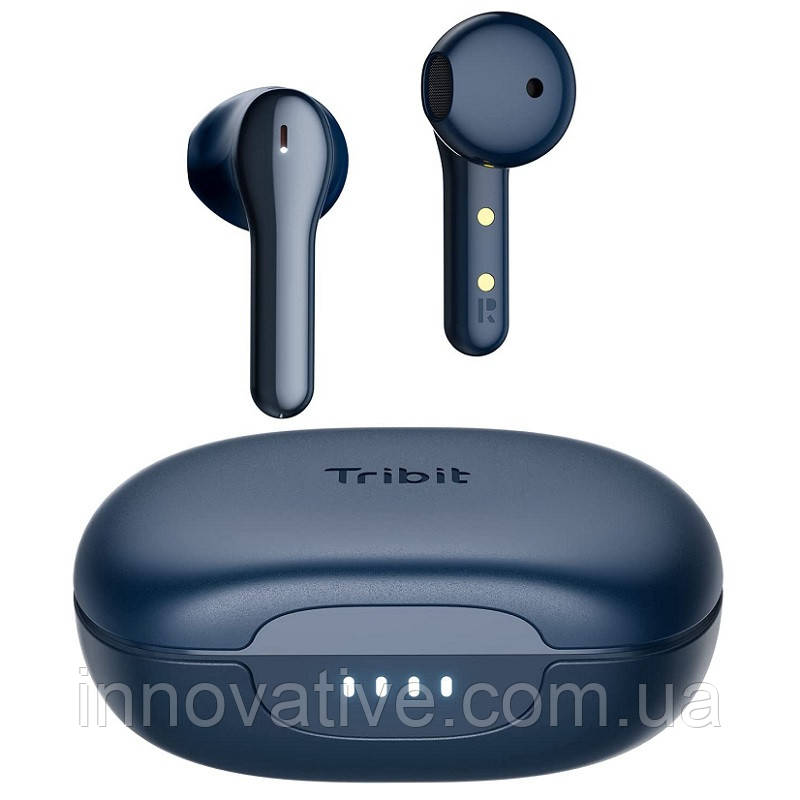 Бездротові Bluetooth-навушники Tribit SolarBuds C2 BTH96R (Синій)