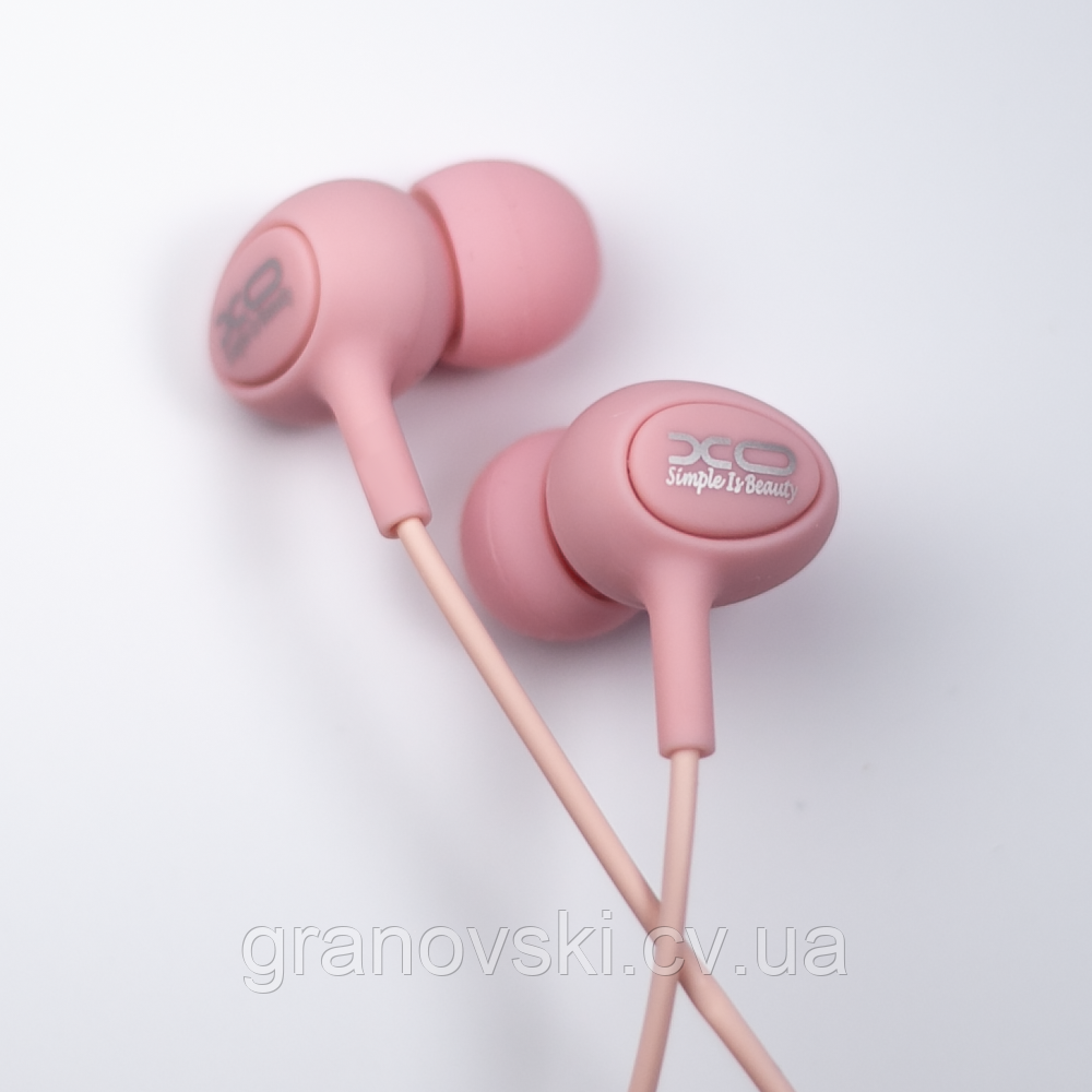 Навушники вкладки Earphone XO S6 pink