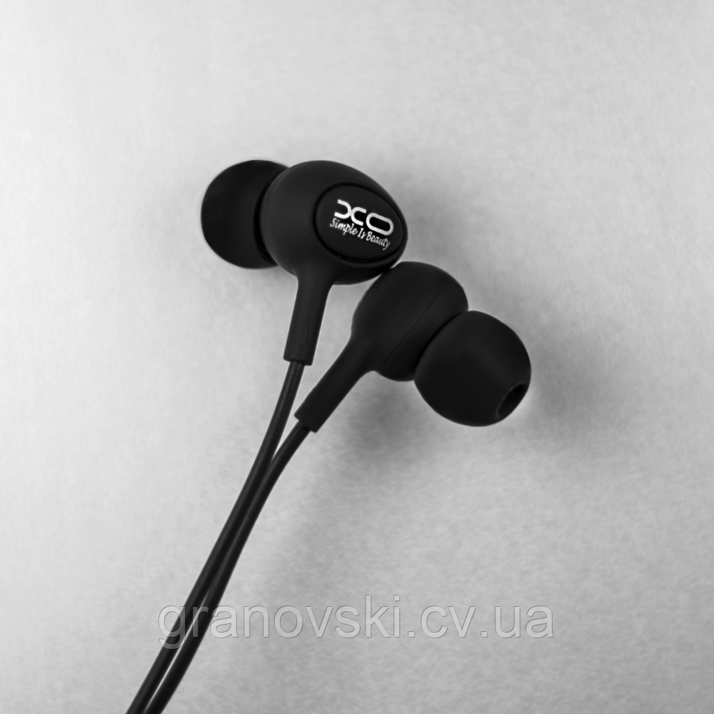 Навушники вкладки Earphone XO S6 black