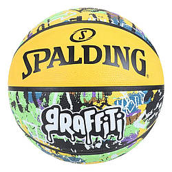 М'яч баскетбольний гумовий Graffiti Ball Spalding 84374Z, №7, World-of-Toys