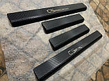 Накладки на пороги Citroen C5 Aircross з 2018 р. (PremiumCarbon), фото 4