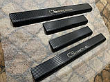Накладки на пороги Citroen C5 Aircross з 2018 р. (PremiumCarbon), фото 6