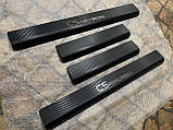 Накладки на пороги Citroen C5 Aircross з 2018 р. (PremiumCarbon), фото 7