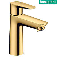 Смеситель для умывальника HANSGROHE TALIS E , гидрозатвор, золото. 71710990