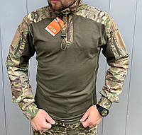Рубашка мультикам UBACS Coolmax тактическая кофта убакс multicam для военных