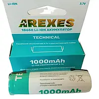 Аккумулятор Li-Ion 18650 1000mAh (без защиты) Arexes