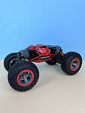 Машина-трансформер на радіокеруванні, перевертиш Leopard king 34см червоний, фото 3