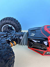 Машина-трансформер на радіокеруванні, перевертиш Leopard king 34см червоний, фото 4