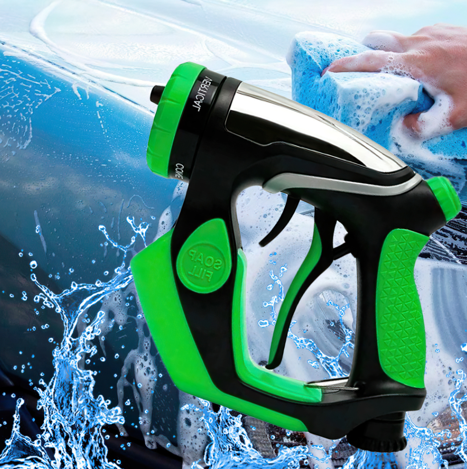 Пістолет розпилювач насадка на шланг Spray Gun з ємністю для мила