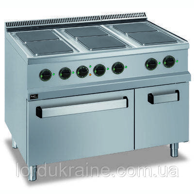 ПЛИТА APACH  APRE-117FE/PL  6-ТИ КОНФОРОЧНА (PRO) З ДУХОВКОЮ, фото 1
