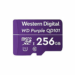 Карта пам'яті Western Digital MICRO SDXC 256GB UHS-I WDD256G1P0C WDC спеціалізована для відеоспостереження