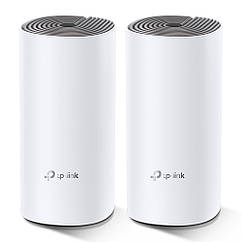 Домашня Mesh Wi-Fi система TP-LINK DECO E4 2PK AC1200 2xFE LAN/WAN MU-MIMO (DECO-E4-2-PACK)