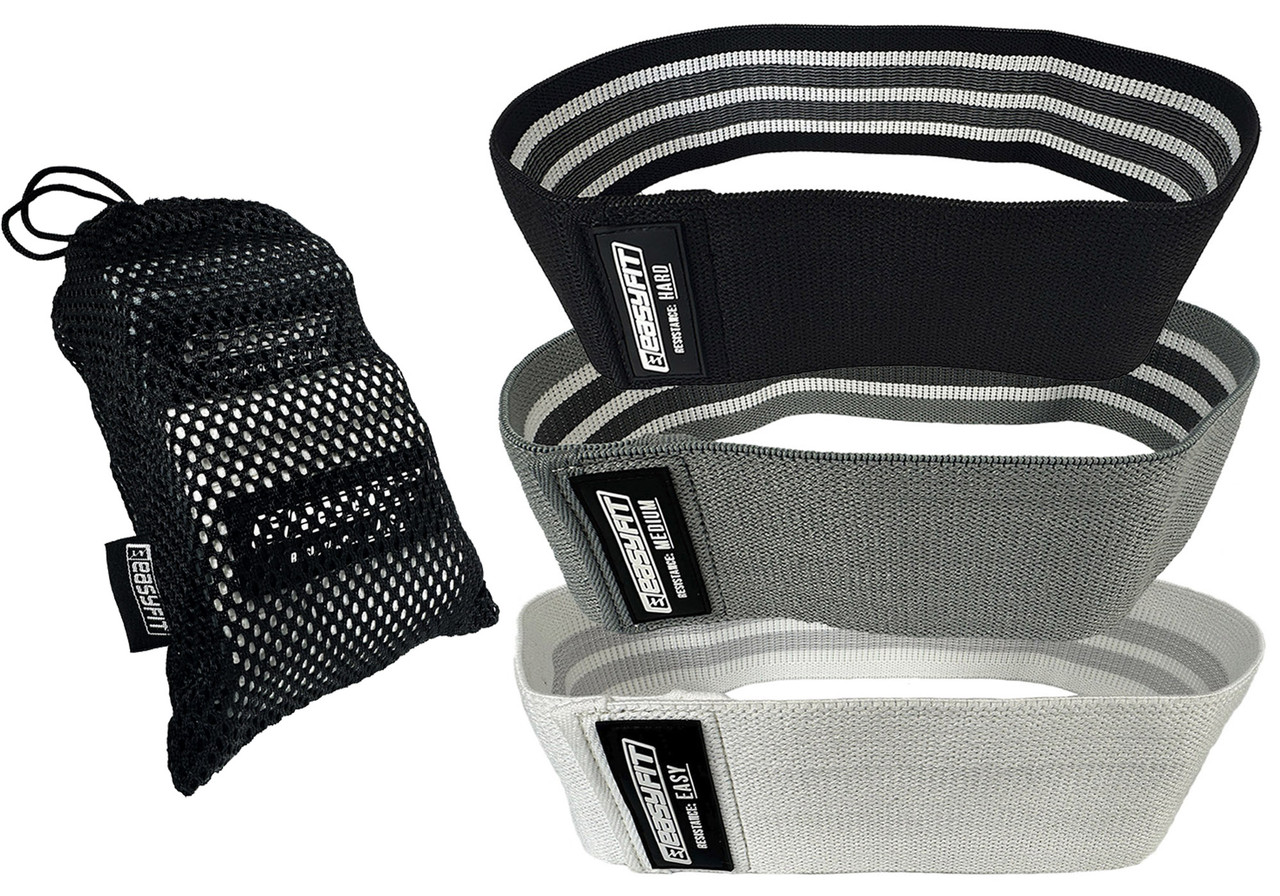 Набір тканинних гумок для фітнесу EasyFit 3 шт, фото 1