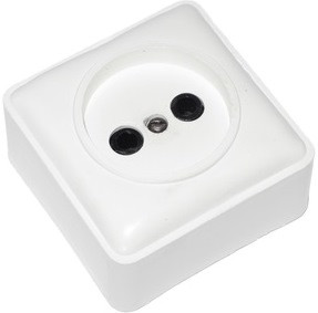 Розетка одинарна зовнішня РА1 кераміка (завод) Харків