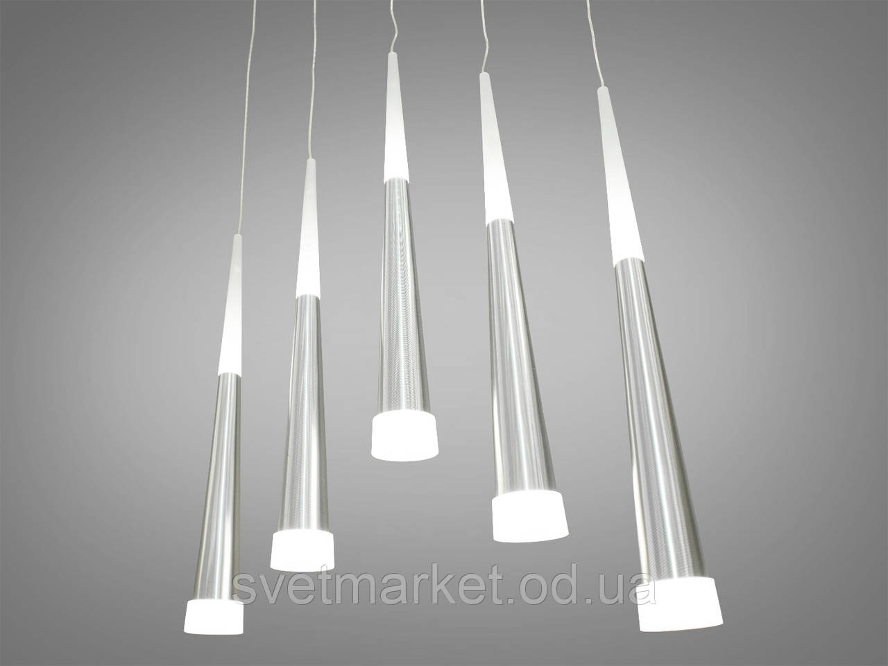 Підвісна світлодіодна люстра 3002/5SV, фото 1