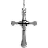 Хрест натільний срібний Округлий