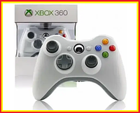 Джойстик XBox X360 беспроводной игровой геймпад с вибрацией,контролер Bluetooth манипулятор для xbox Белый j&s