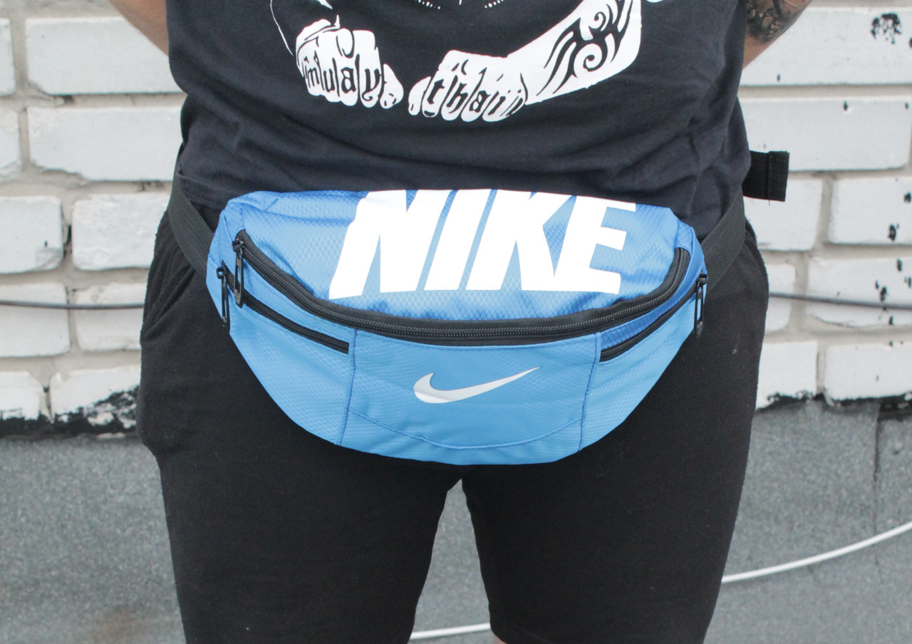 Поясная сумка Nike Team Training(голубая) сумка на пояс - фото 5 - id-p252045846