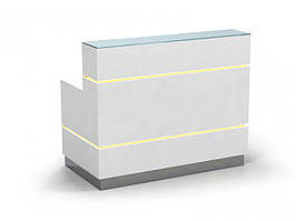 Стойка ресепшн с декоративной подсветкой, 130х110х70 cм Ташута  (51-51140-01)