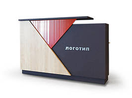 Стойка администратора с акриловой вставкой, 160х110х70 cм Ташута  (51-51040-01)