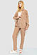 Сорочка жіноча вельветова колір темно-бежевий 102R269 S, фото 2