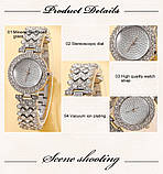 Подарунковий набір для жінок 6 в 1: розкішний годинник "Montre Femme", браслет, сережки, кільце, кулон із ланцюжком, фото 2