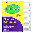 Culturelle, пробіотики, щоденний пробіотик для травлення, 10 мільярдів КУО, 30 вегетаріанських капсул