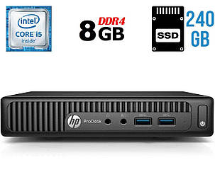 Неттоп HP ProDesk 400 G2/Core i5-6400T 4 ядра 2.2 GHz/8 GB DDR4/240GB SSD/HD Graphics 530/Wi-Fi, фото 2