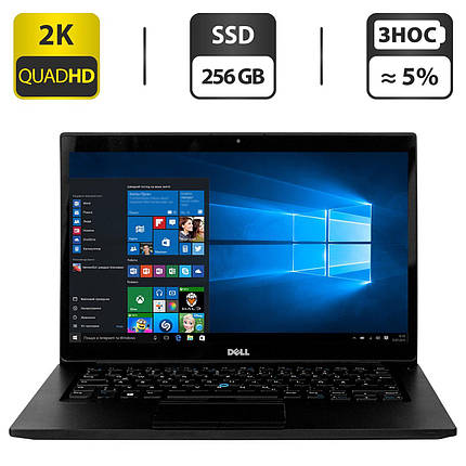 Ультрабук Dell Latitude 7480 / 14" (2256x1504) IPS Touch / Intel Core i5-7300U (2 (4) ядра по 2.6 — 3.5 GHz) /, фото 2